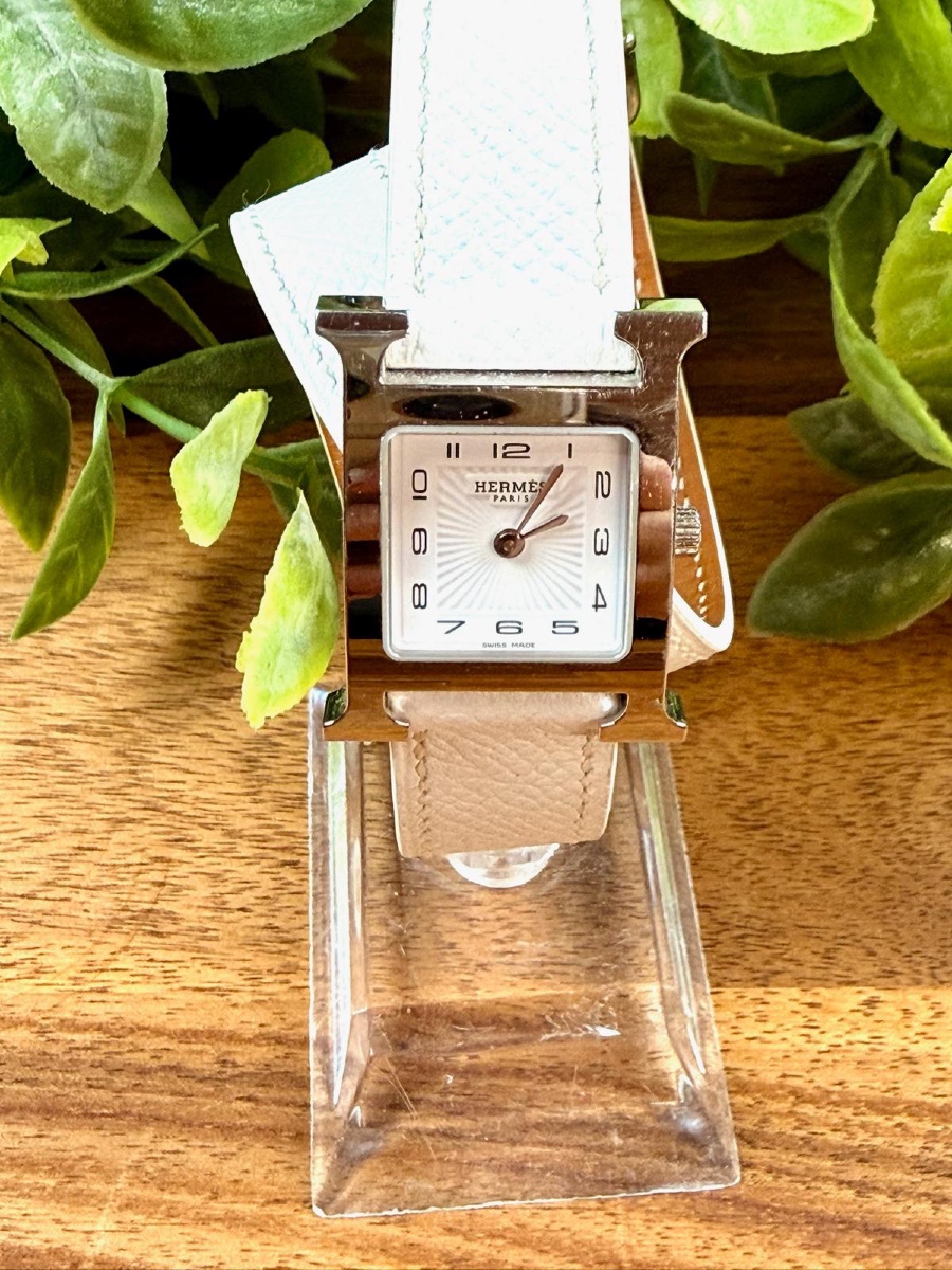 Hermès Heure H Medium Model Steel Watch 