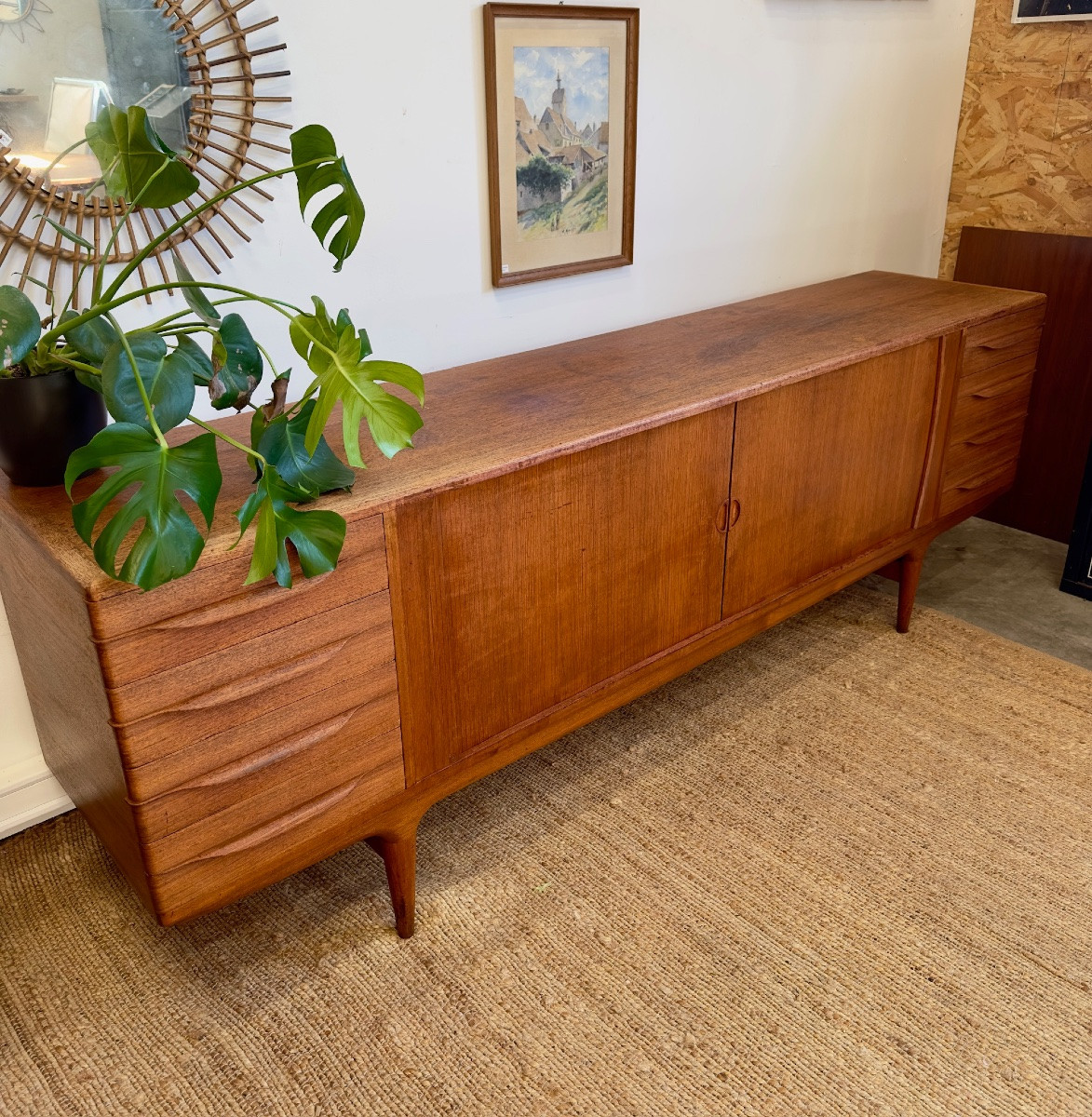 Enfilade danoise U15 par Johannes Andersen pour Samcom (années 1960)-photo-2