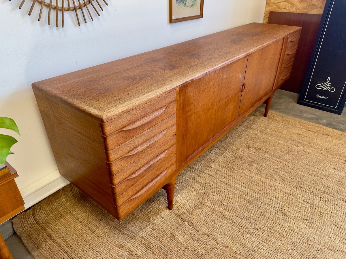 Enfilade danoise U15 par Johannes Andersen pour Samcom (années 1960)-photo-2