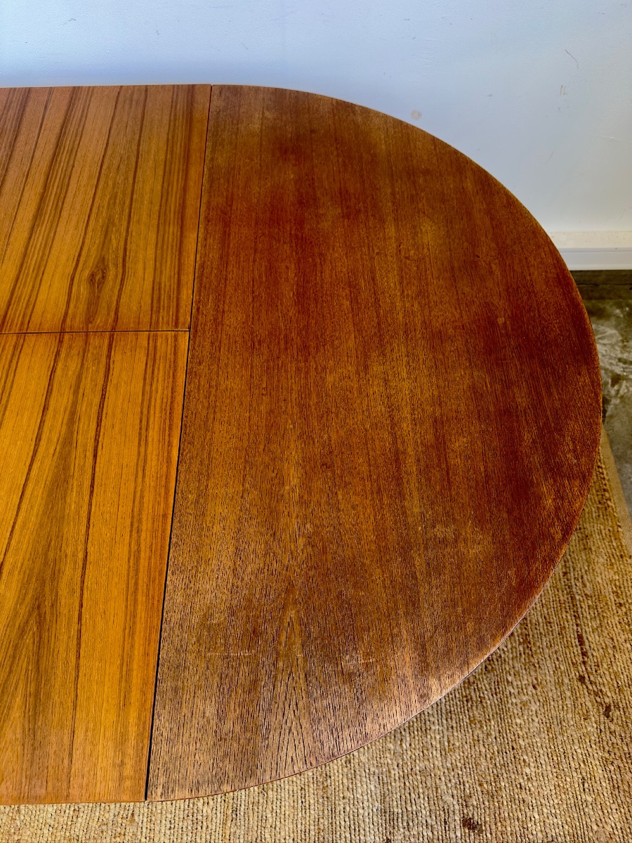 Table scandinave extensible en teck – années 60-photo-4
