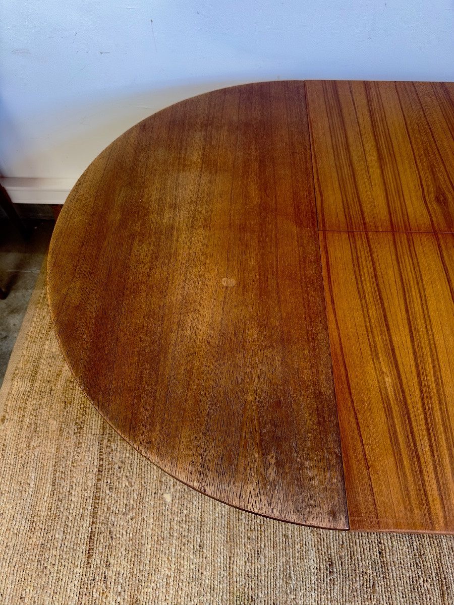 Table scandinave extensible en teck – années 60-photo-1