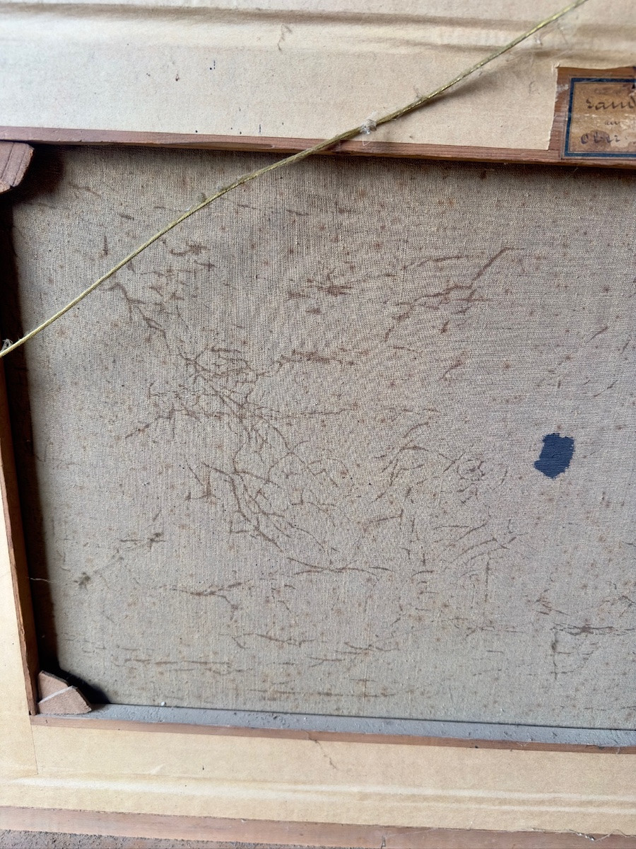 Oil On Canvas By Frederick Airy, 19th Century – Rural Landscape-photo-2