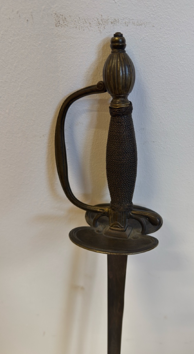 Antique Mourning Sword For Civilian Or Military Use-photo-2