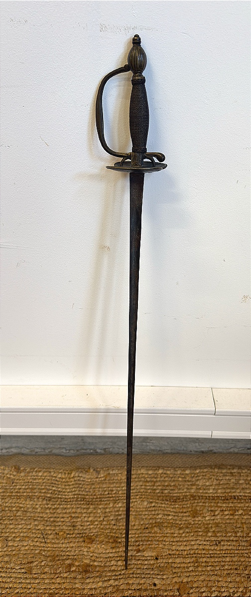 Antique Mourning Sword For Civilian Or Military Use
