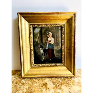 Peinture Huile Sur Panneau