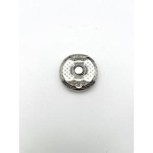 Antique Powder Compact In 800 Sterling Silver – Early 20th Century