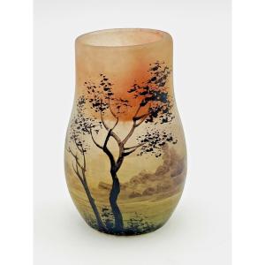 Vase miniature signé Jean-Simon Peynaud ( 1860-1952)