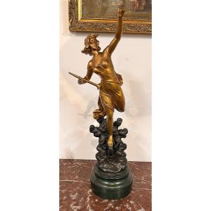 Spelter Statue – Georges Maxim (1885-1940)