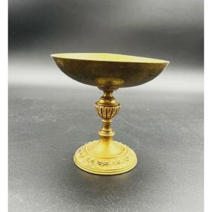 Bronze Bowl – Decorated With Figures And Flowers – 696003