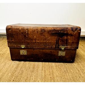 Large Leather Trunk From The Gustave Keller Company
