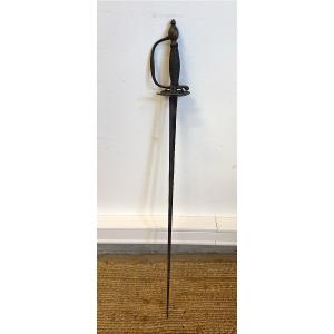 Antique Mourning Sword For Civilian Or Military Use