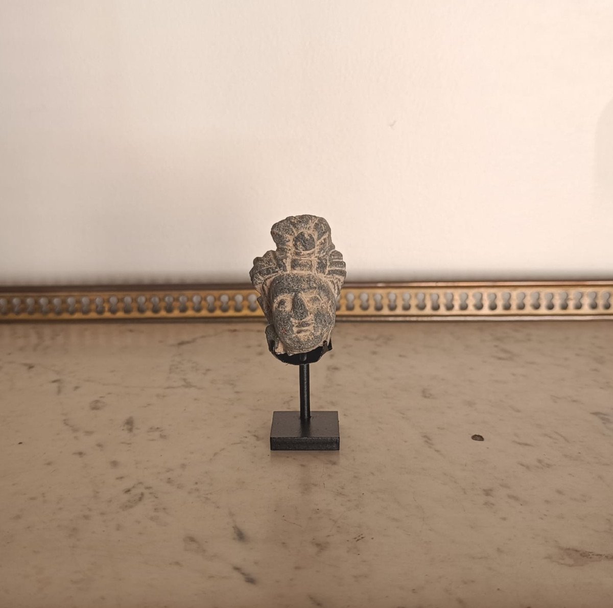 Art gréco-bouddhique du Gandhara, tête de Bodhisattva, Ier siècle BC-IVeme AD