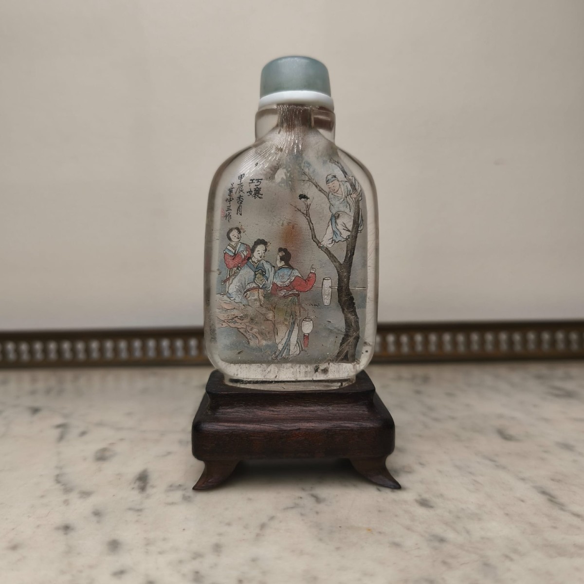 Qing Dynasty, Crystal Hand-painted Snuff Box, Ye Zhongsan-photo-3