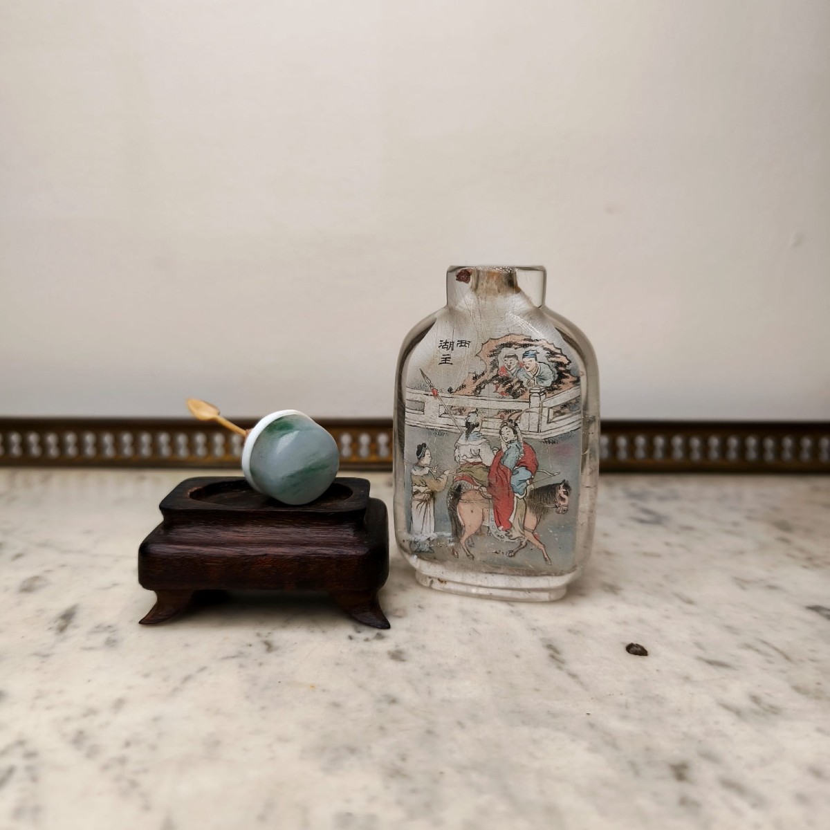 Qing Dynasty, Crystal Hand-painted Snuff Box, Ye Zhongsan-photo-4