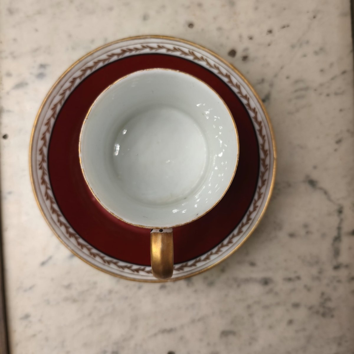 Manufacture du duc d'Orléans, Pont aux Choux, c.1793, tasse litron et soucoupe -photo-1