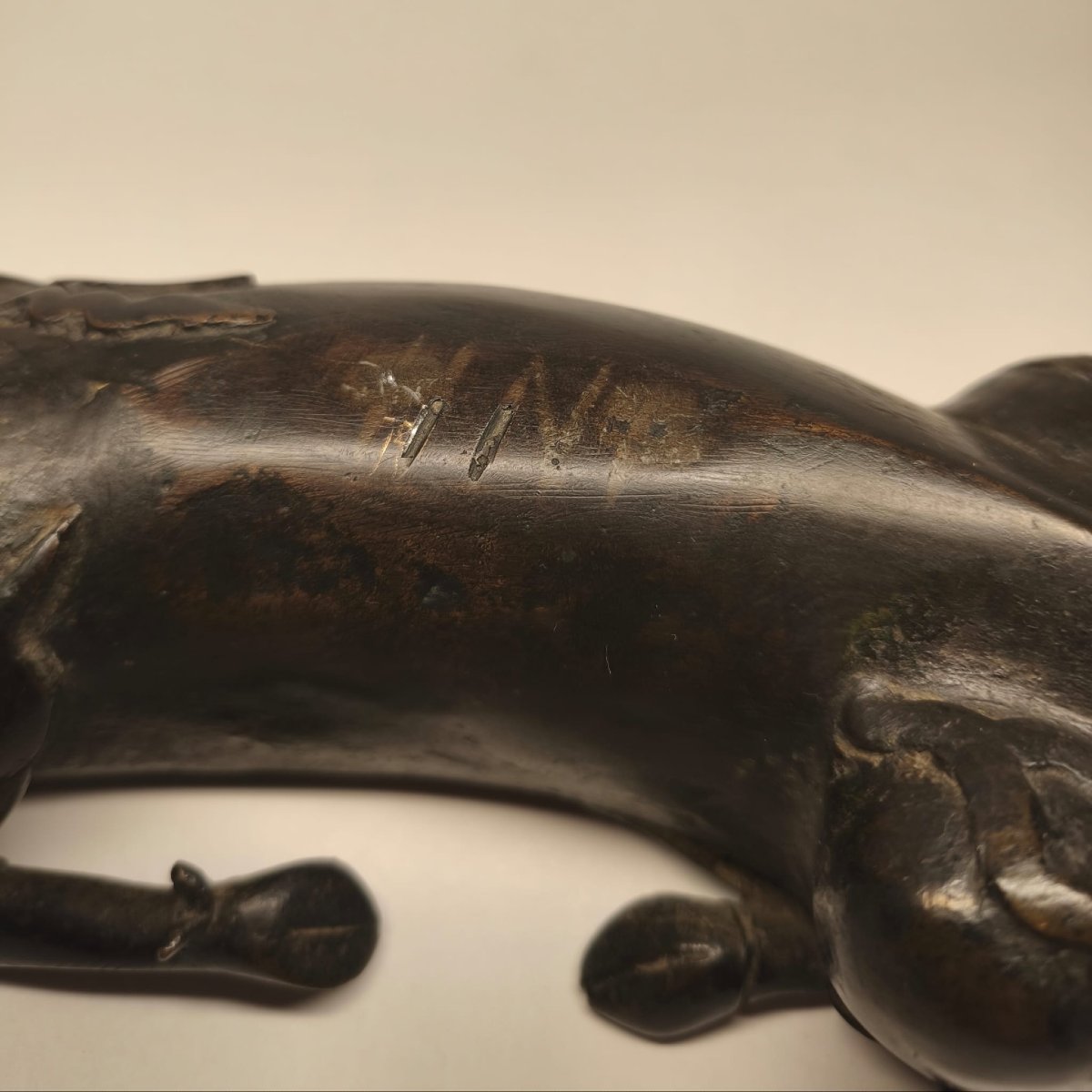 China, Yuan/ming Dynasty, Bronze Sculpture Of A XIniu-photo-6