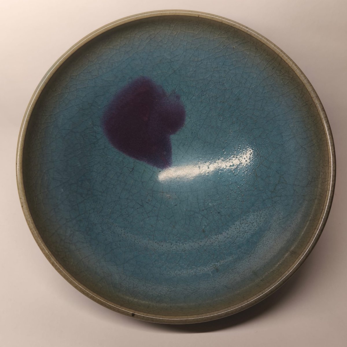 China, Yuan Dynasty, Important Jun Glazed Bowl-photo-3