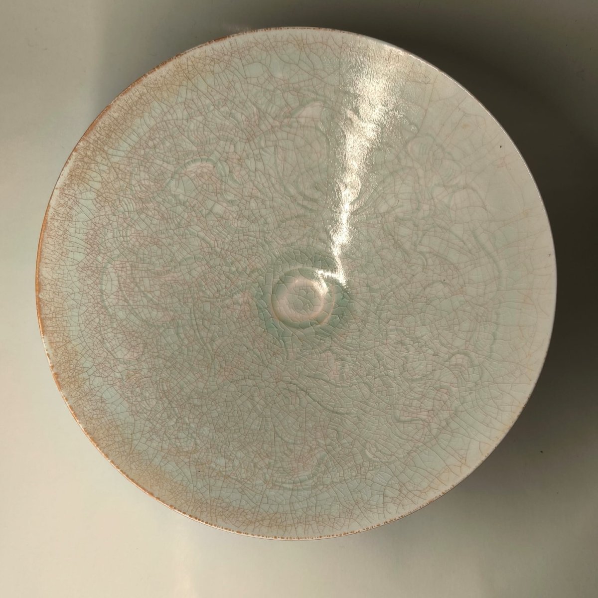 China, Southern Song Dynasty, Large Qingbai Bowl With Underglaze Incised Decoration-photo-4