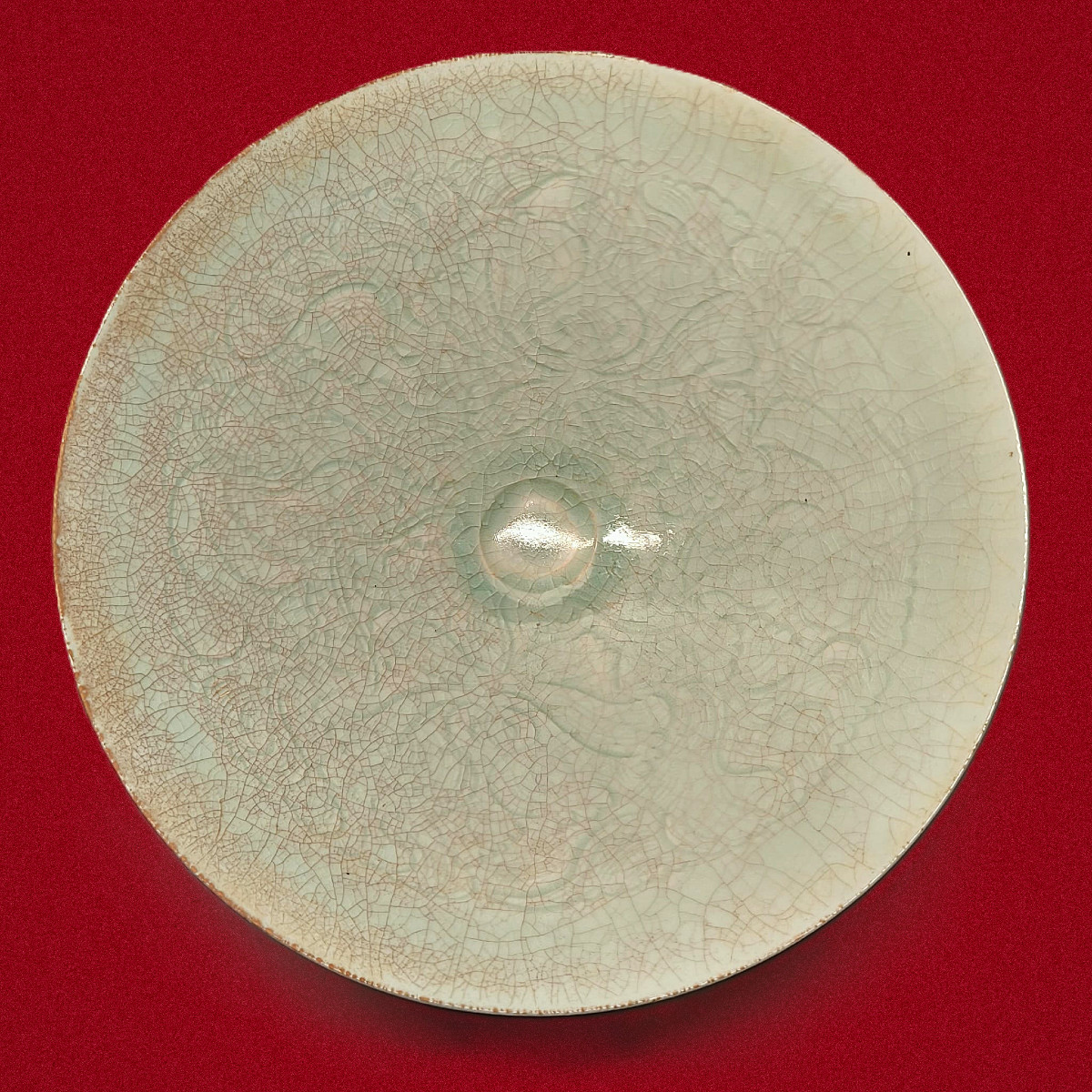 China, Southern Song Dynasty, Large Qingbai Bowl With Underglaze Incised Decoration