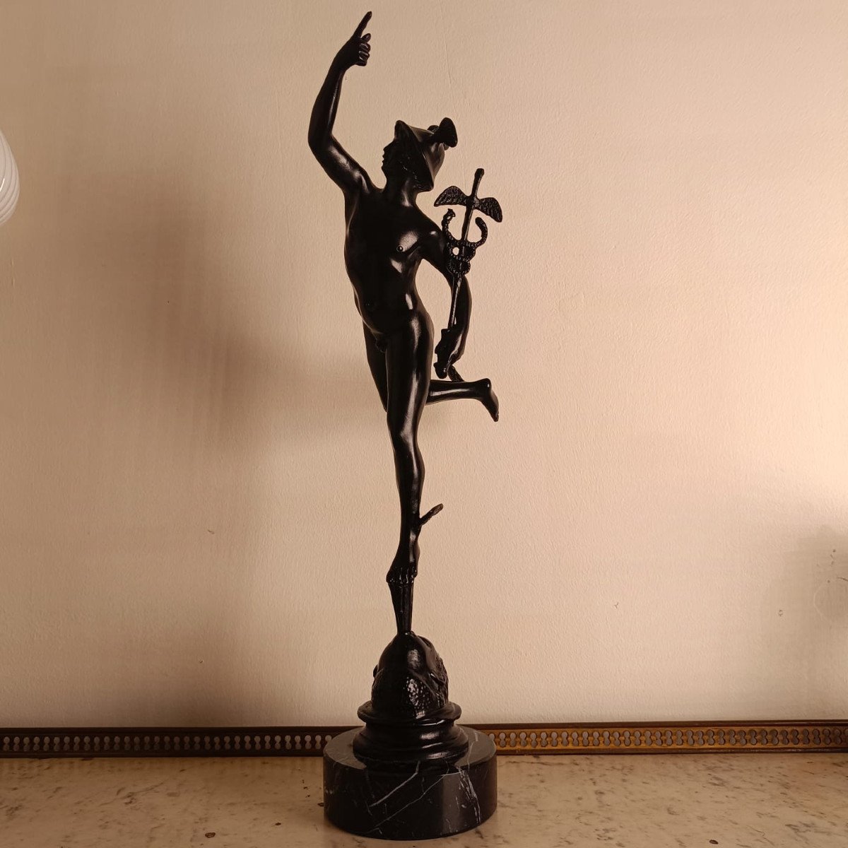Souvenir Of The Grand Tour, Giambologna, After, Flying Mercury On A Marble Base -photo-4