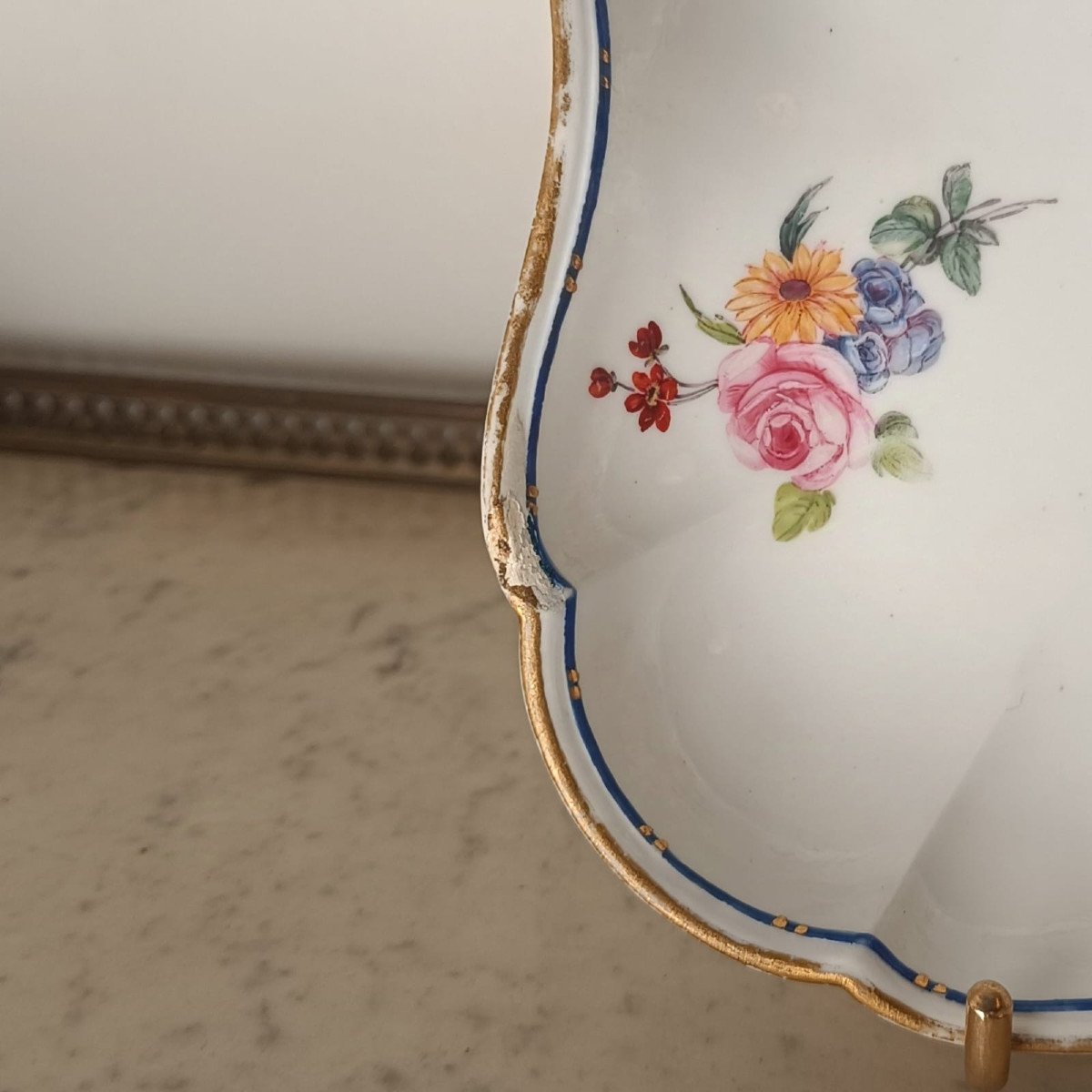 Sèvres, Bowl With Floral Decoration-photo-1