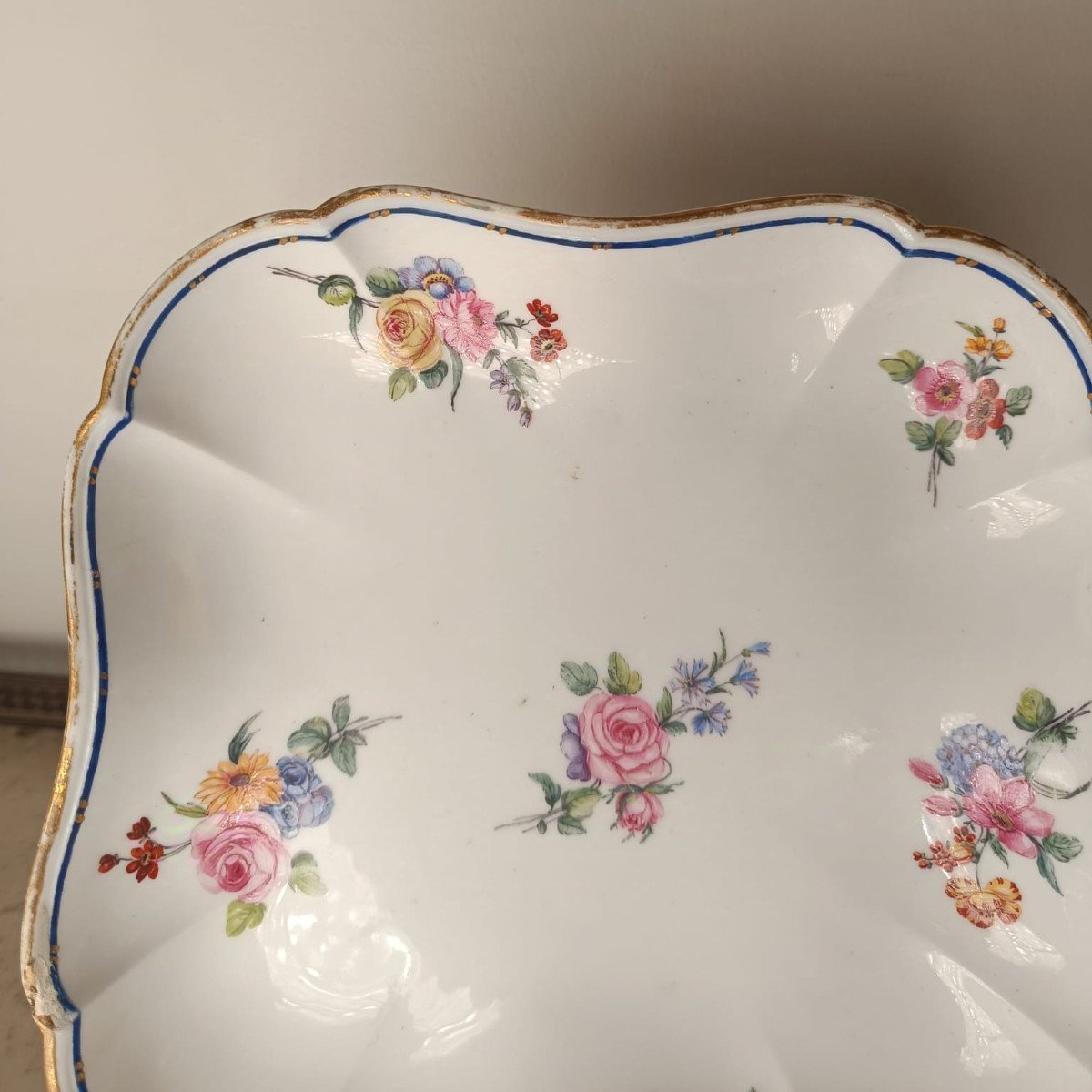 Sèvres, Bowl With Floral Decoration-photo-2