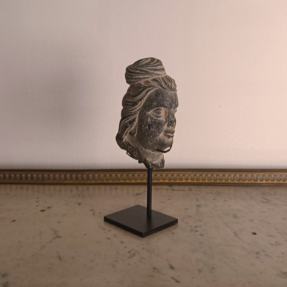 Greco-buddhist Art From Gandhara, Bodhisattva Head, 1st Century Bc–4th Century Ad -photo-3