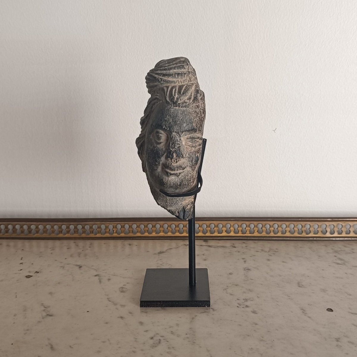 Greco-buddhist Art From Gandhara, Bodhisattva Head, 1st Century Bc–4th Century Ad -photo-4