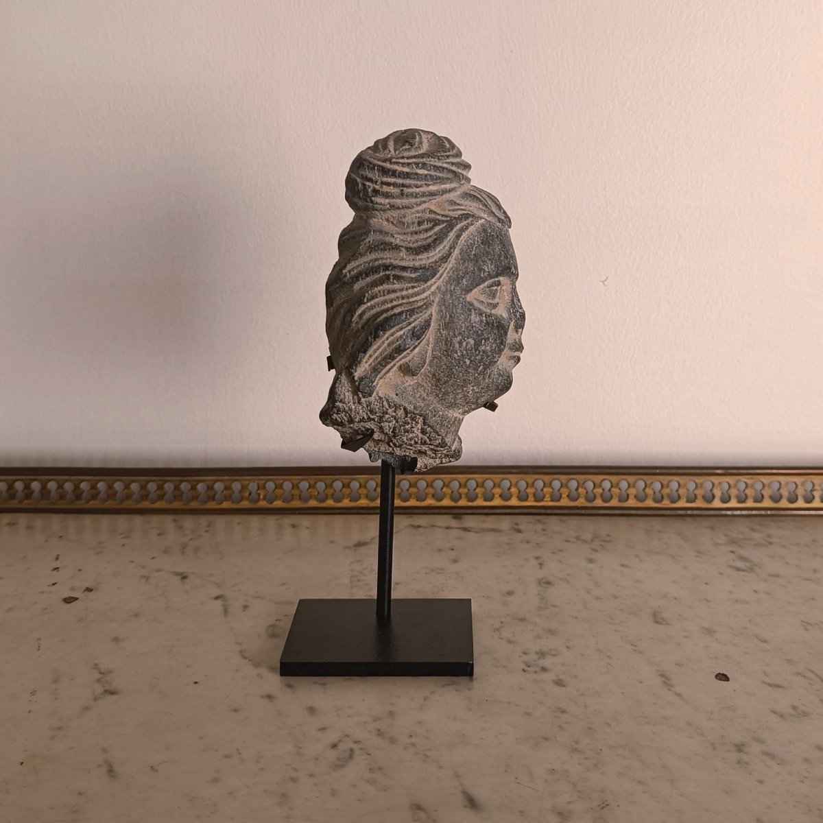 Greco-buddhist Art From Gandhara, Bodhisattva Head, 1st Century Bc–4th Century Ad 