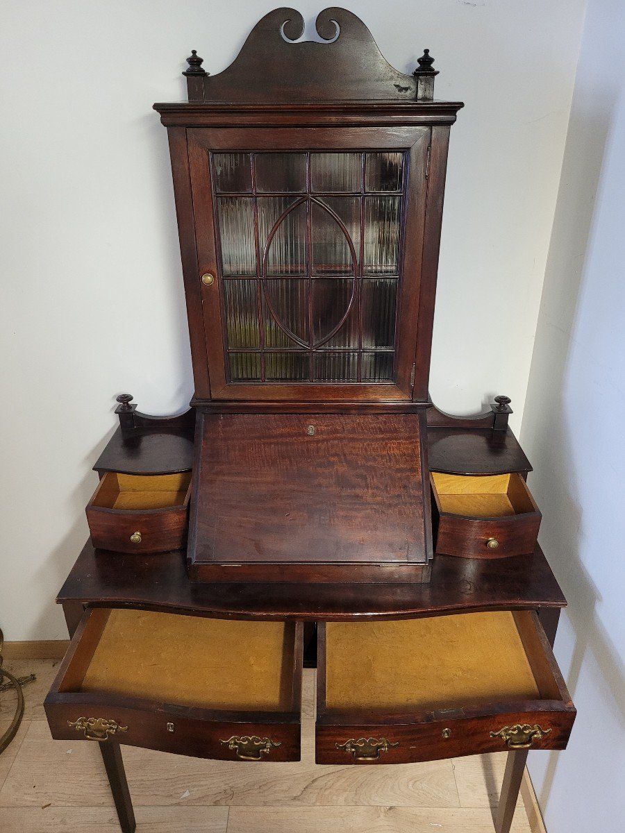 North American Style Tiered Desk Late Nineteenth Century-photo-3