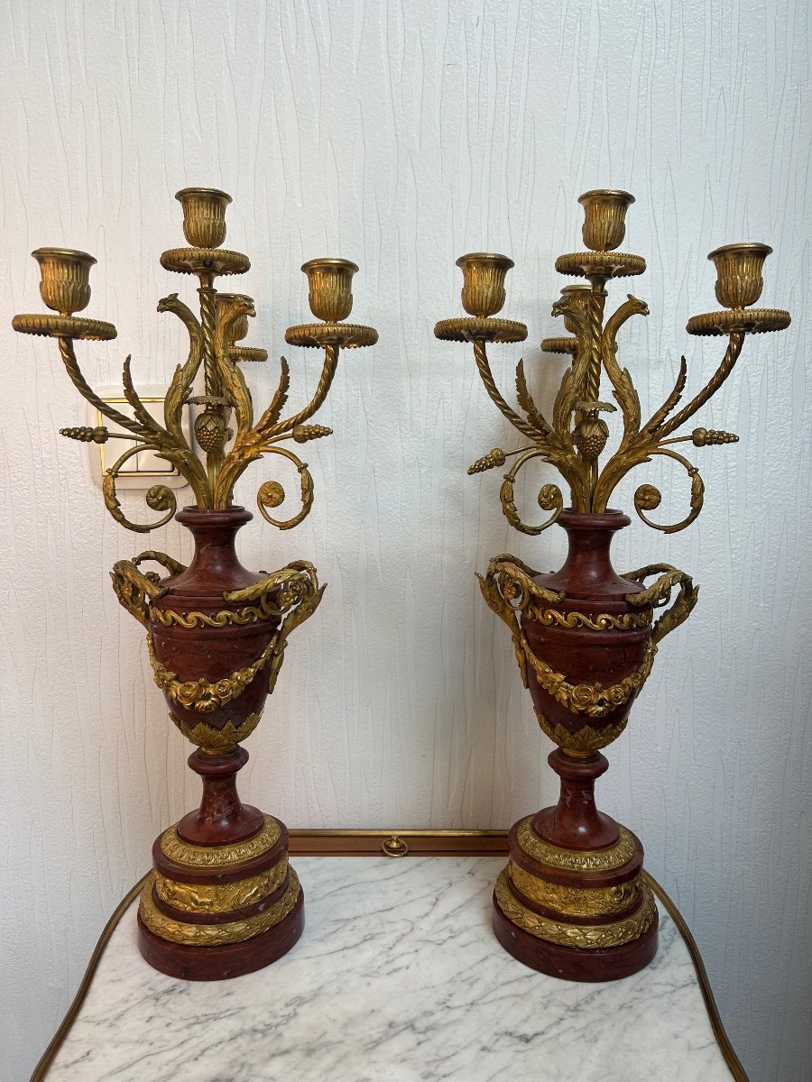 Pair Of Candelabra 