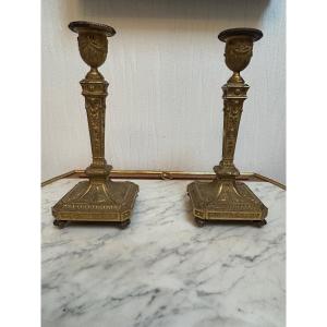 Pair Of Louis XVI Style Candlesticks