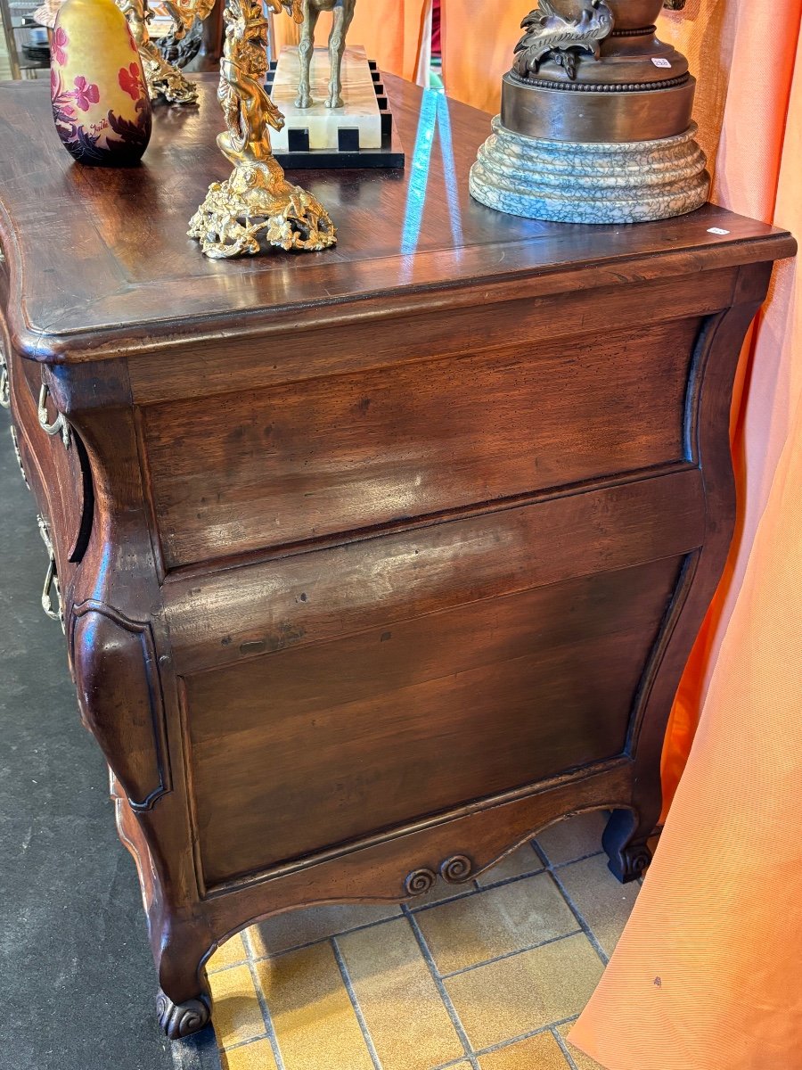 Louis XV Period Chest Of Drawers Walnut-photo-4