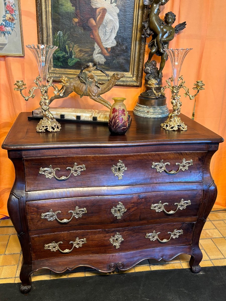 Louis XV Period Chest Of Drawers Walnut