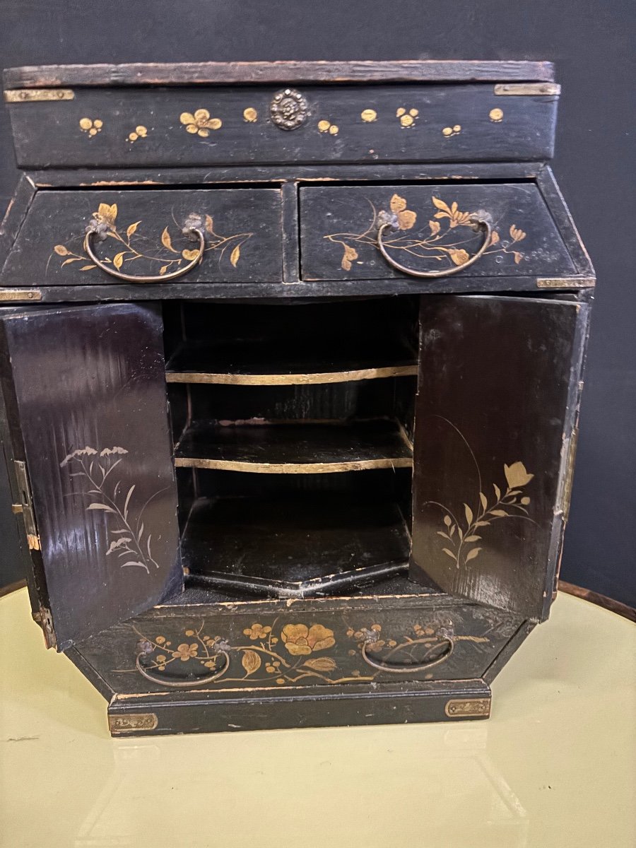 Cabinet , Boîte à Bijoux  Japonais XIX Ième -photo-2