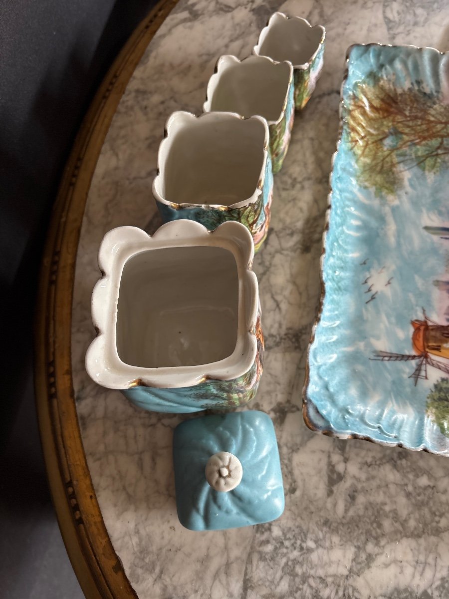 Tray + Porcelain Pots -photo-1
