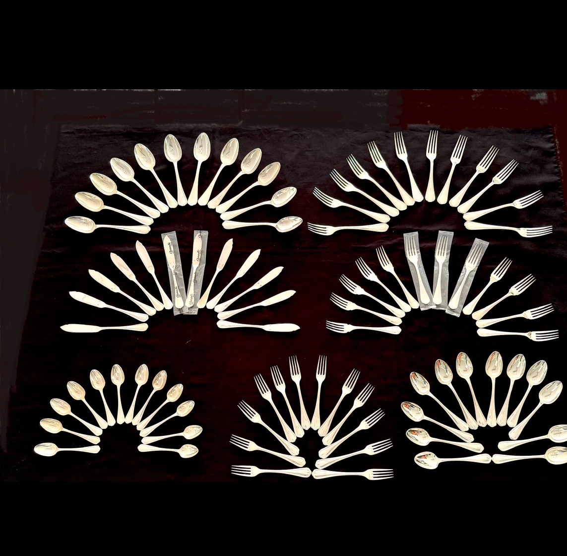 Christofle Spatours 84-piece Cutlery Set 