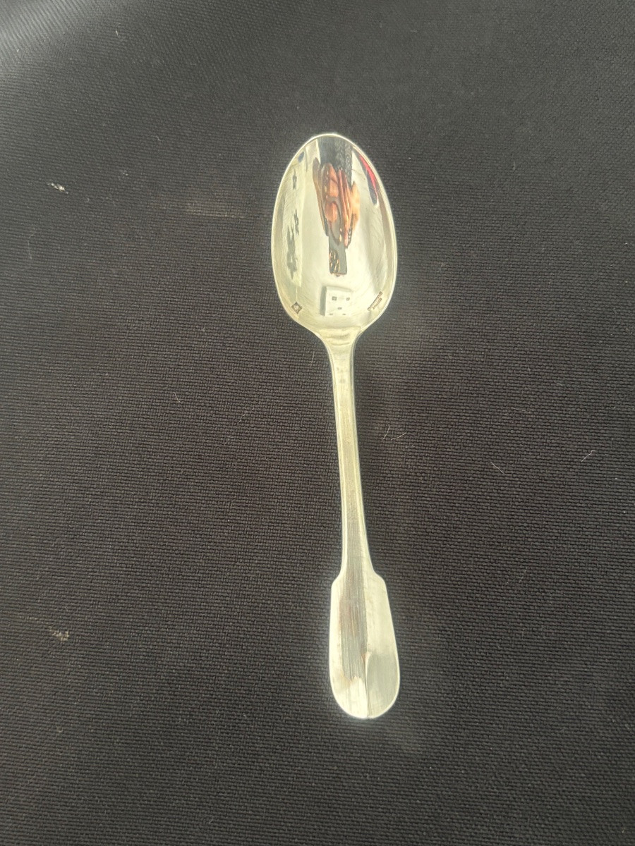 8 Christofle Espresso Spoons -photo-3