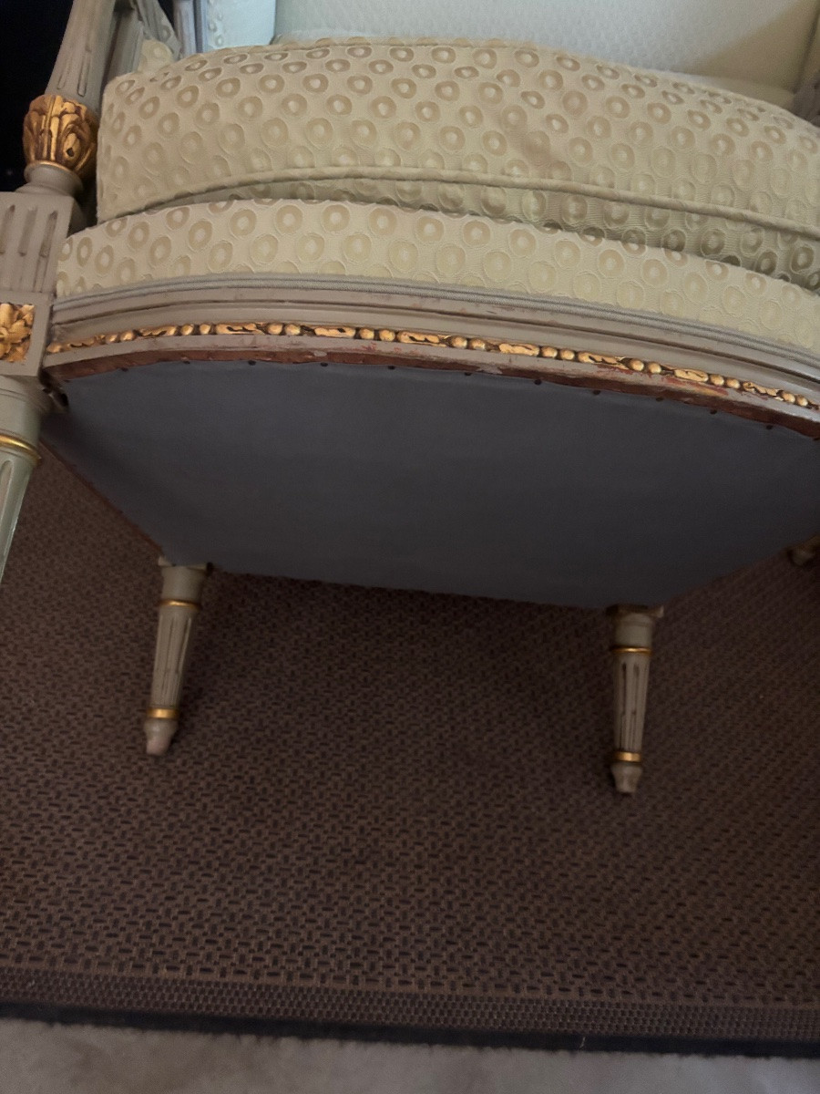 Salon  fauteuil style Louis XVI -photo-5