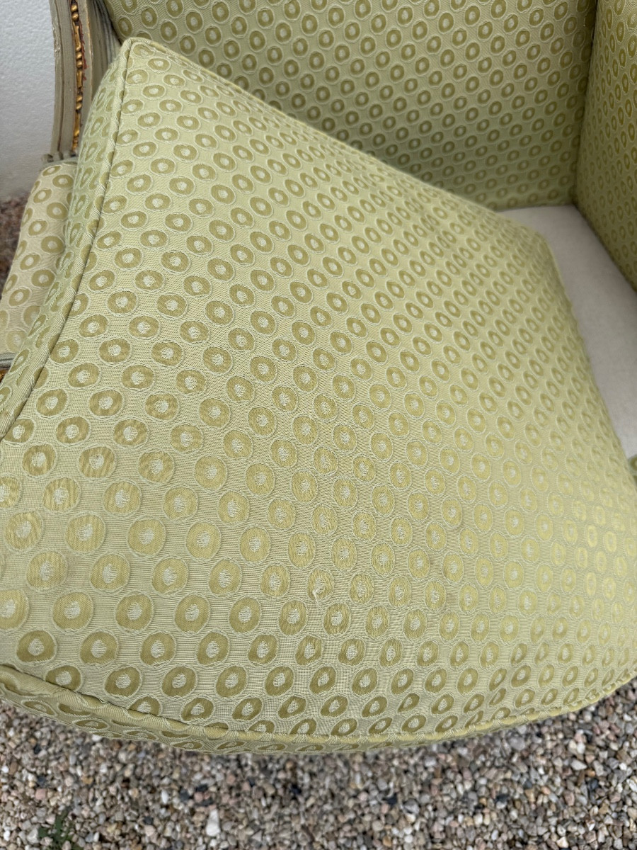 Louis XVI Style Armchair Living Room -photo-1