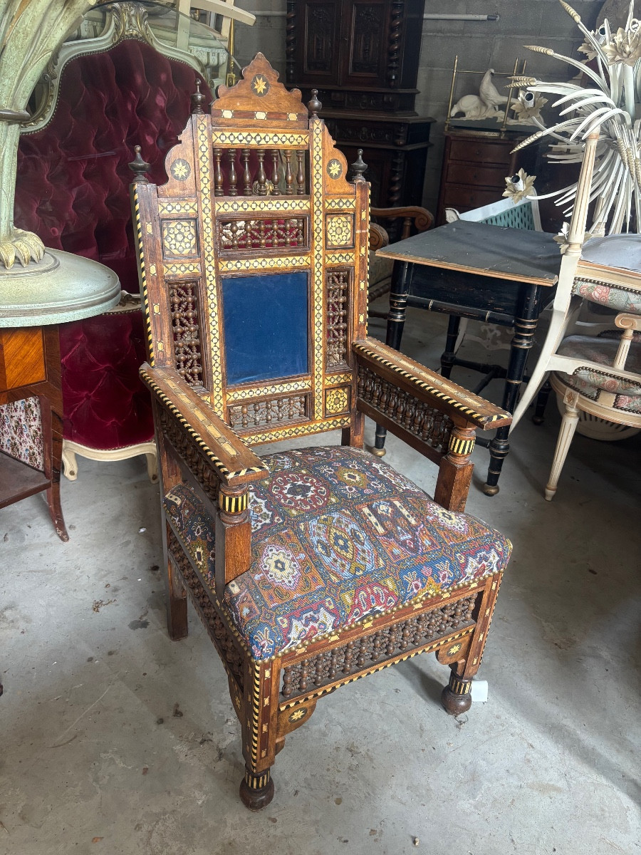 Fauteuil syrien XIX ième siècle 