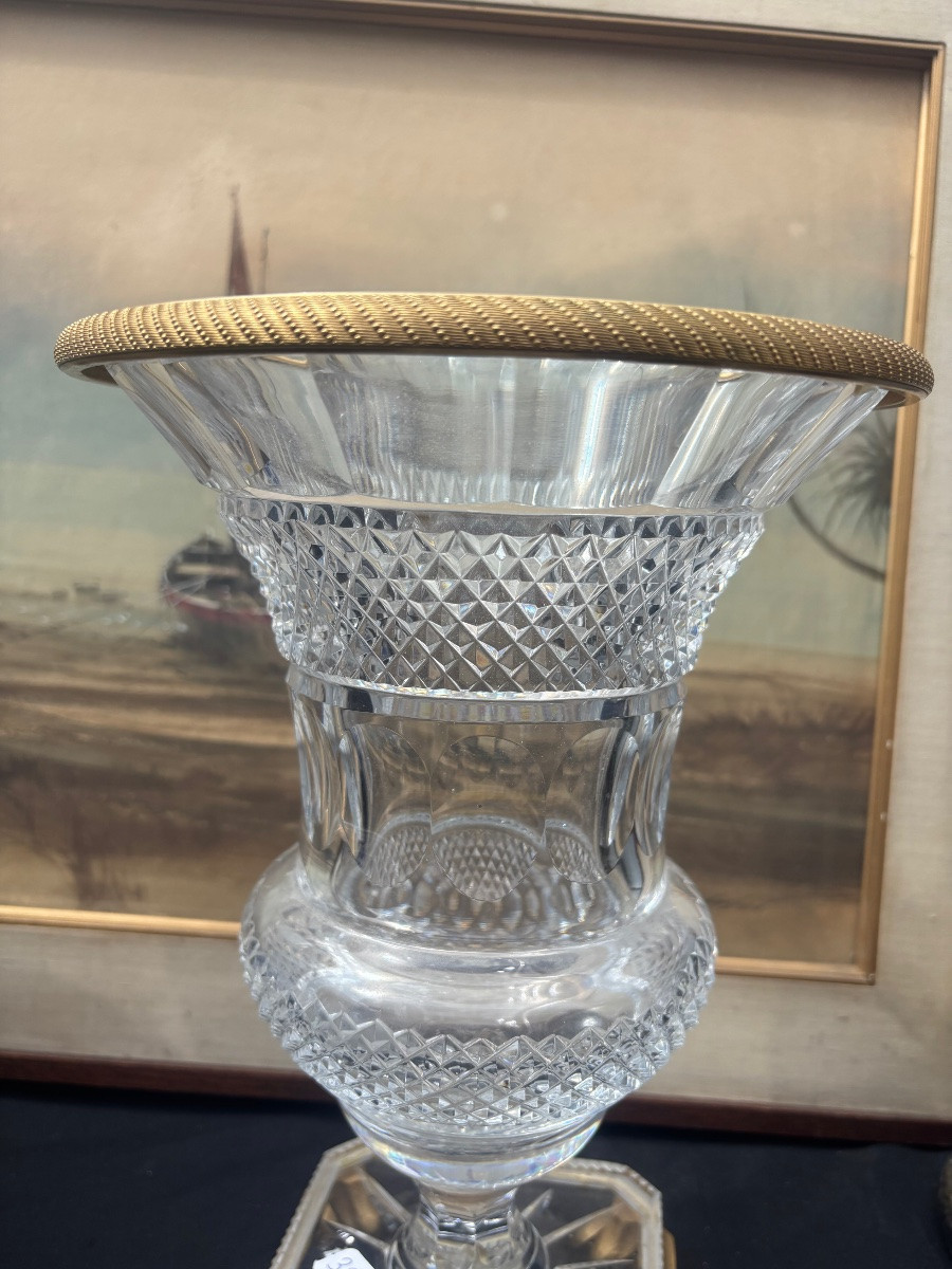 Bronze And Crystal Medici Vase -photo-2