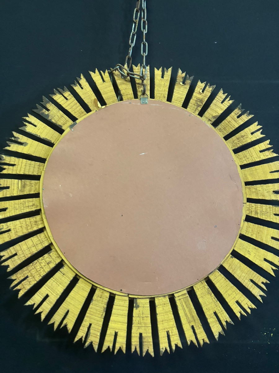 Wooden Sun Mirror -photo-3
