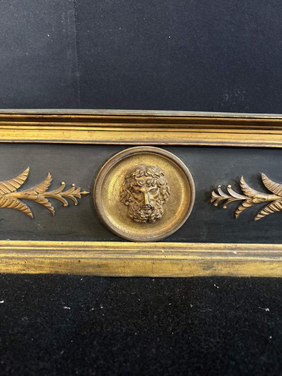 Bronze Fireplace Bar With Sphinxes, Empire Period -photo-4