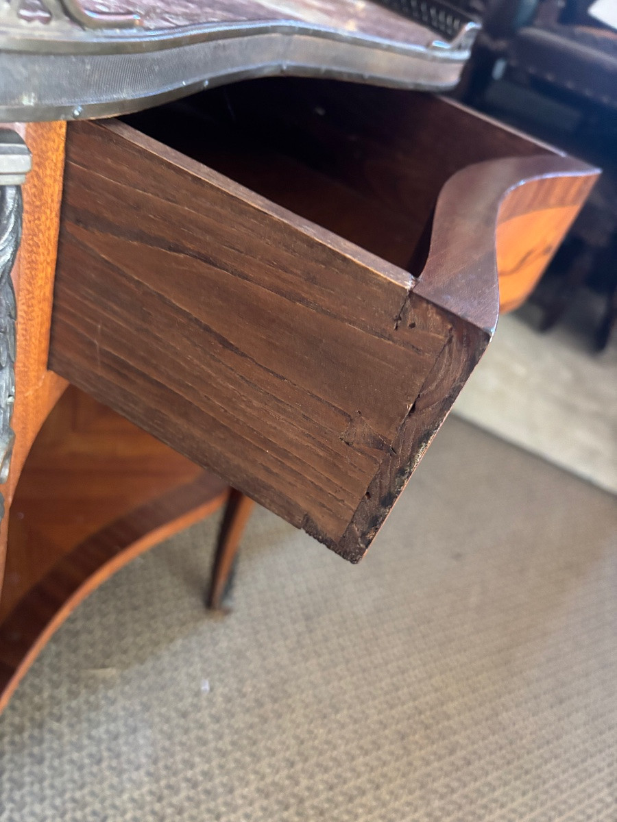 Importante paire de chevets rognons -photo-4