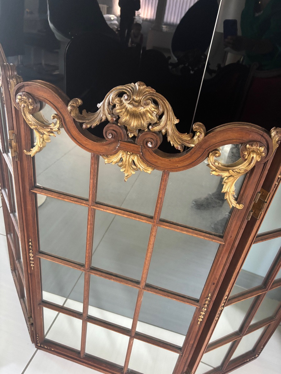 Devant de cheminée style Louis XV-photo-2