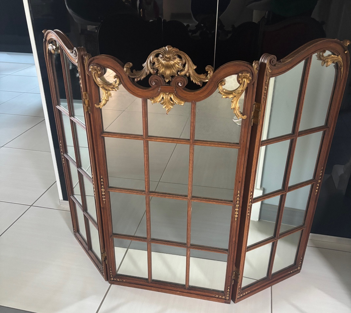 Devant de cheminée style Louis XV