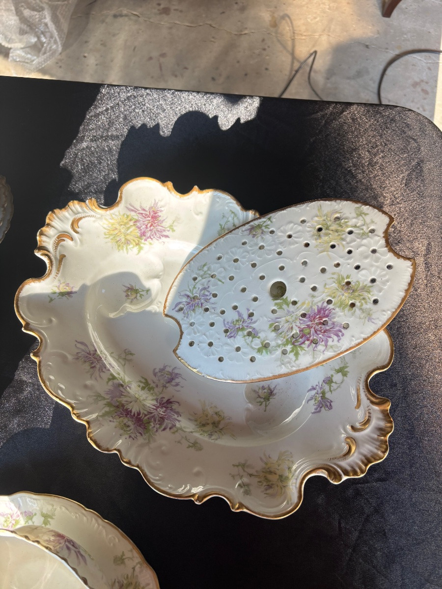 Limoges Porcelain Asparagus Service -photo-2