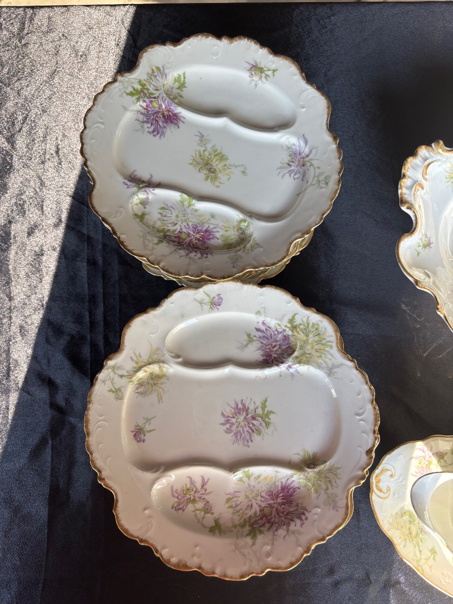 Limoges Porcelain Asparagus Service -photo-3