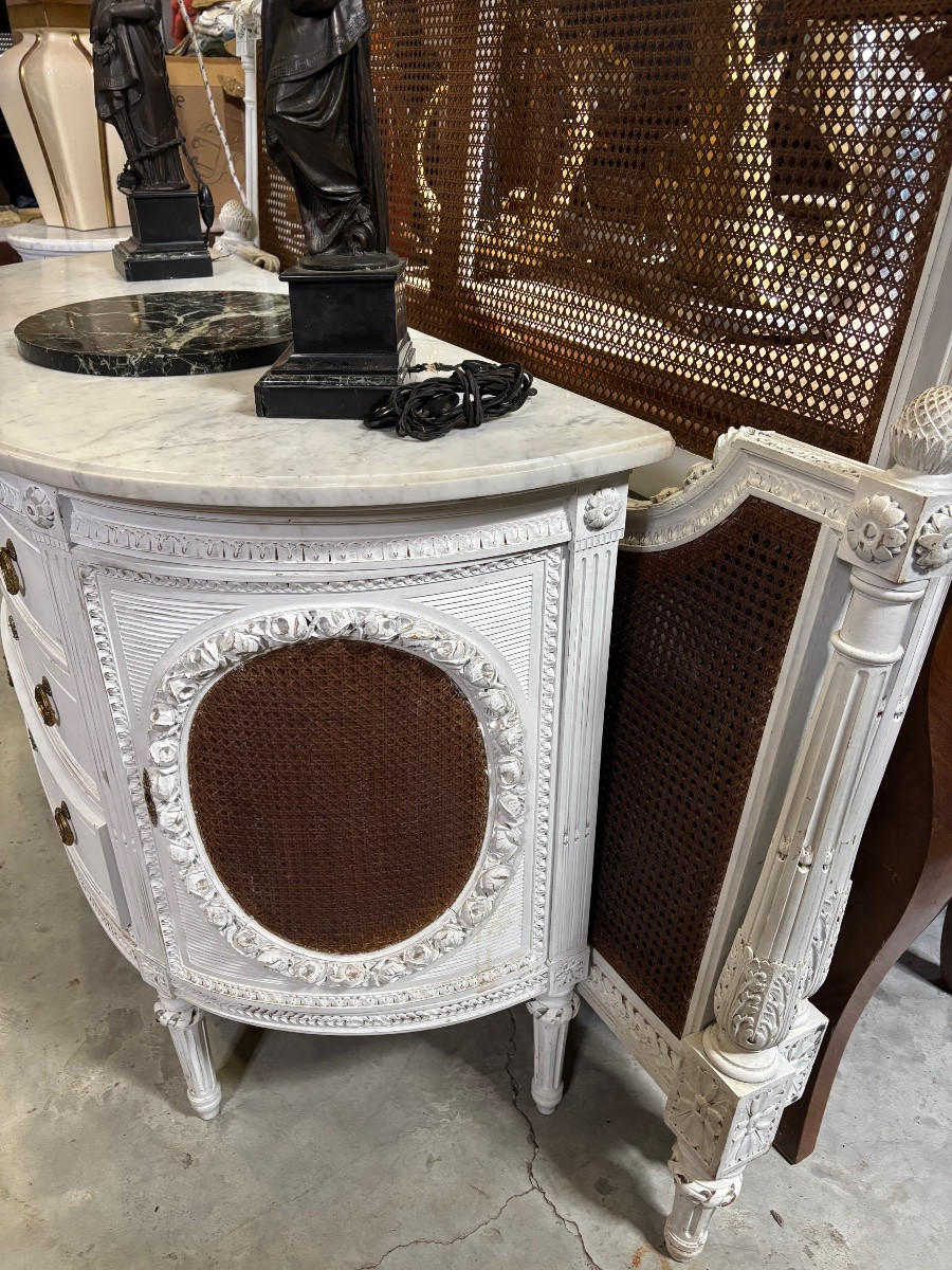 Louis XVI Style Bedroom With Caning -photo-3